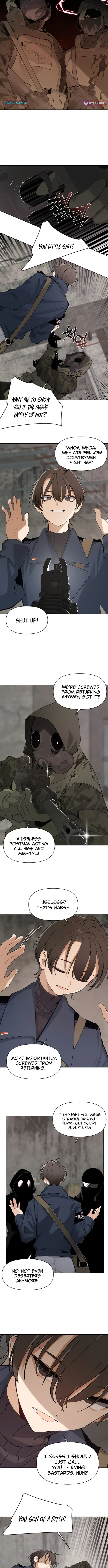 Read The Postman Walking Through the Apocalypse chapter 1 image 11 on Lezhin