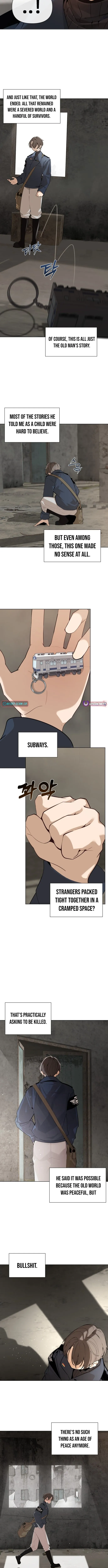 Read The Postman Walking Through the Apocalypse chapter 1 image 5 on Lezhin