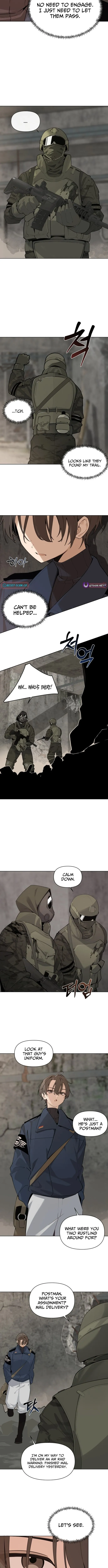 Read The Postman Walking Through the Apocalypse chapter 1 image 7 on Lezhin