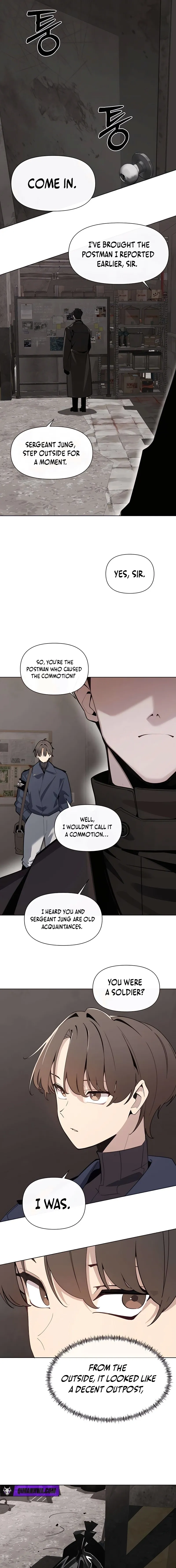 Read The Postman Walking Through the Apocalypse chapter 10 image 10 on Lezhin