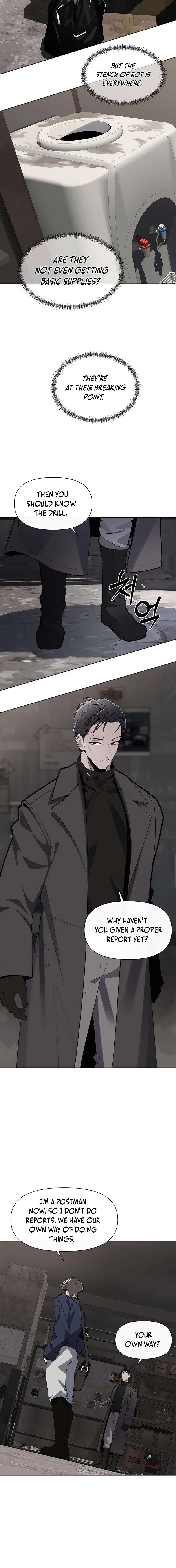 Read The Postman Walking Through the Apocalypse chapter 10 image 11 on Lezhin