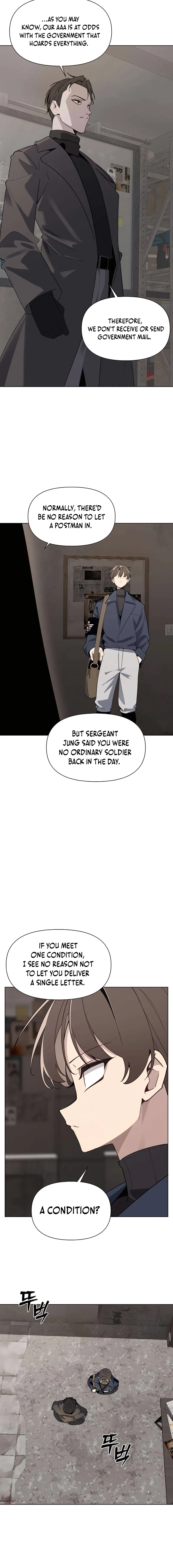 Read The Postman Walking Through the Apocalypse chapter 10 image 13 on Lezhin