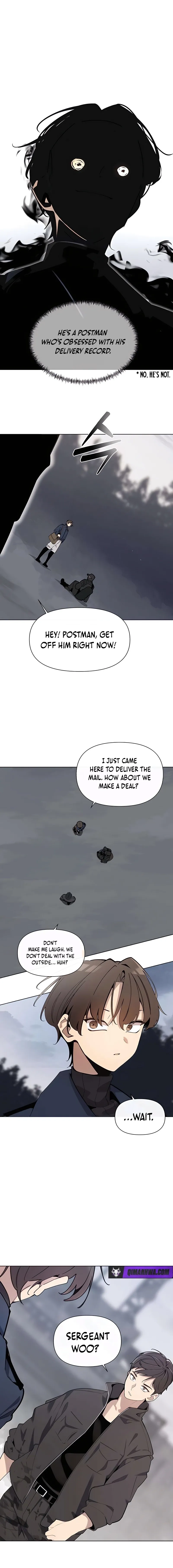 Read The Postman Walking Through the Apocalypse chapter 10 image 2 on Lezhin
