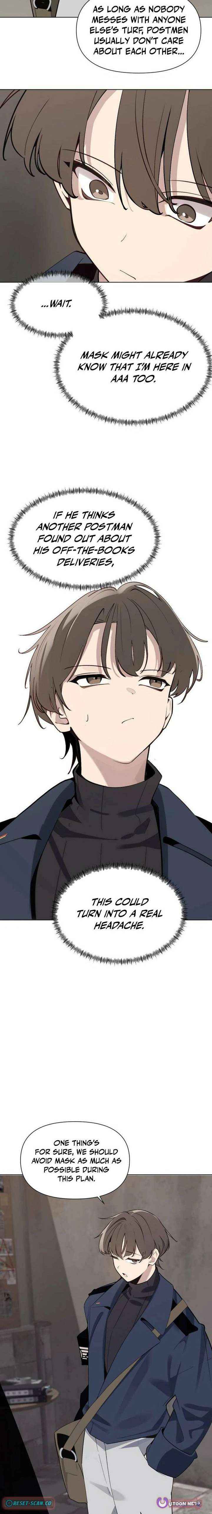 Read The Postman Walking Through the Apocalypse chapter 13 image 1 on Lezhin