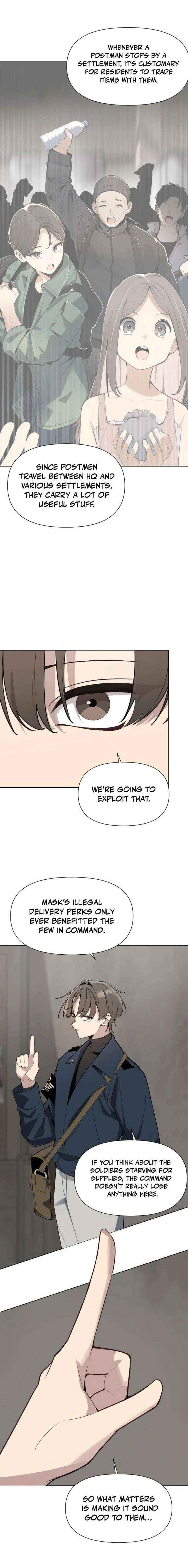 Read The Postman Walking Through the Apocalypse chapter 14 image 4 on Lezhin