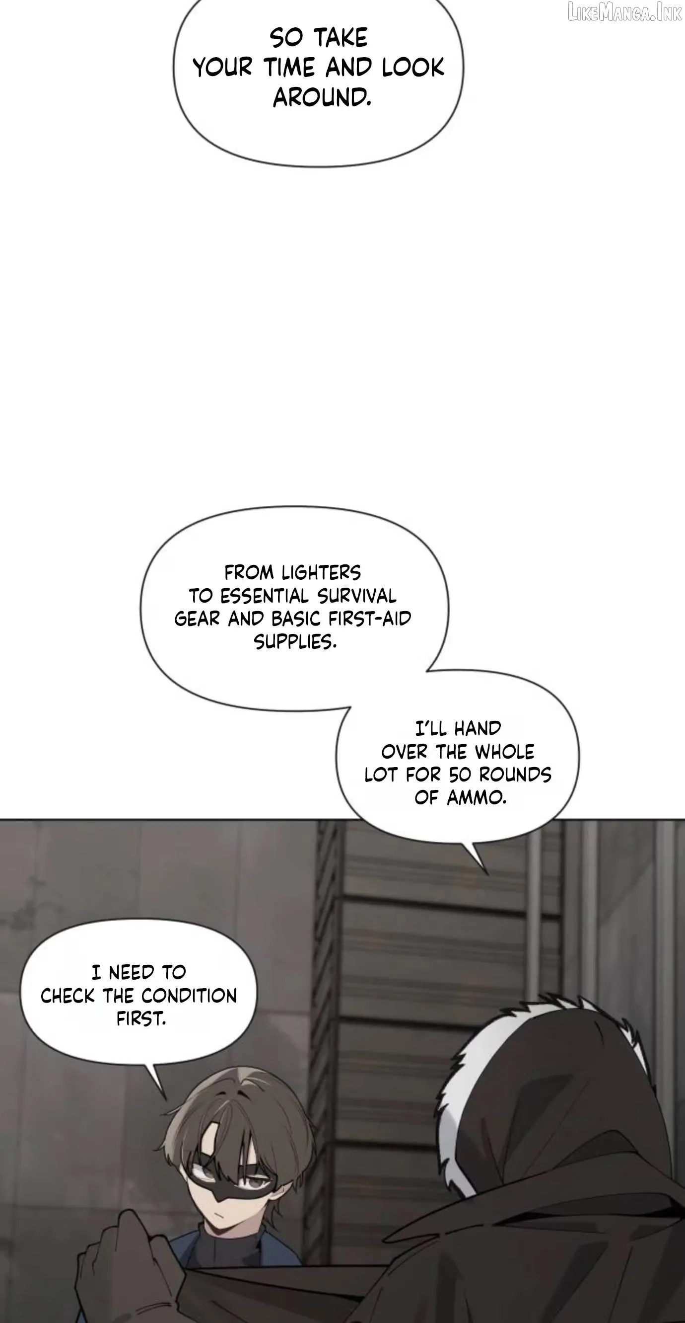 Read The Postman Walking Through the Apocalypse chapter 33 image 34 on Lezhin