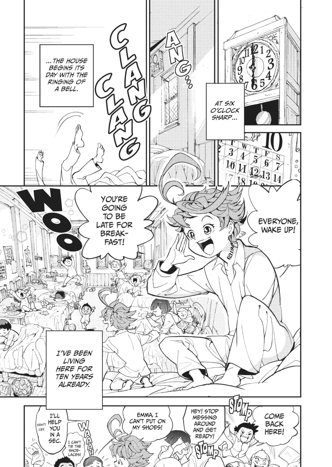 Read The Promised Neverland chapter 1 image 6 on Lezhin