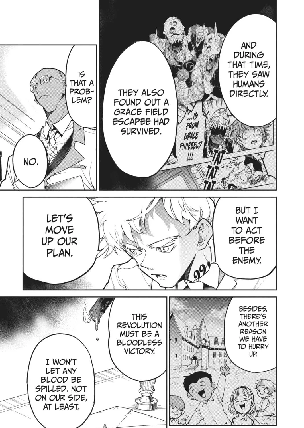 Read The Promised Neverland chapter 122 image 16 on Lezhin