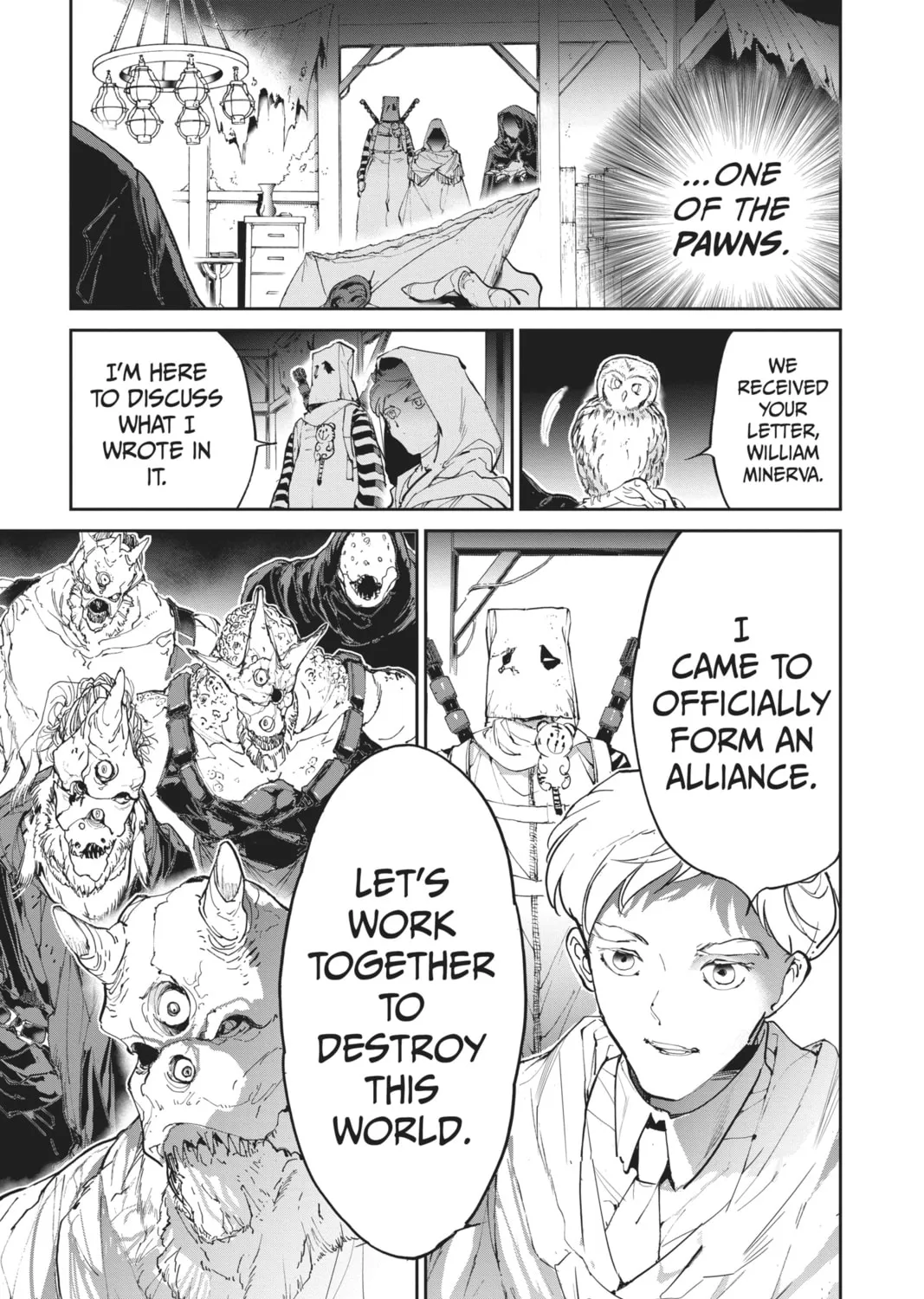 Read The Promised Neverland chapter 124 image 36 on Lezhin