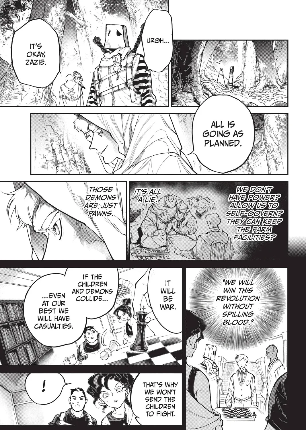Read The Promised Neverland chapter 125 image 32 on Lezhin