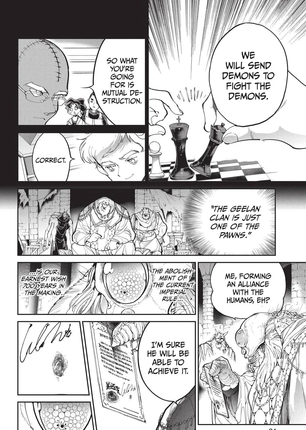 Read The Promised Neverland chapter 125 image 34 on Lezhin