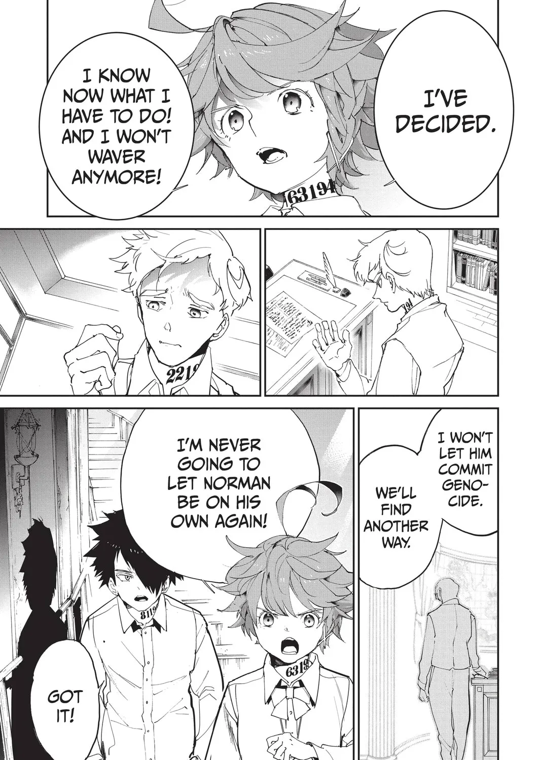 Read The Promised Neverland chapter 128 image 36 on Lezhin