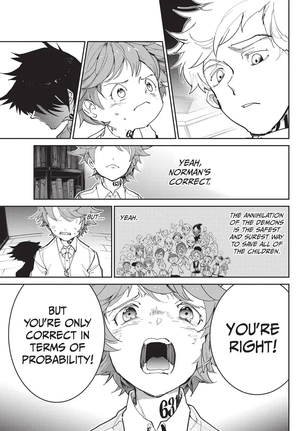 Read The Promised Neverland chapter 128 image 4 on Lezhin
