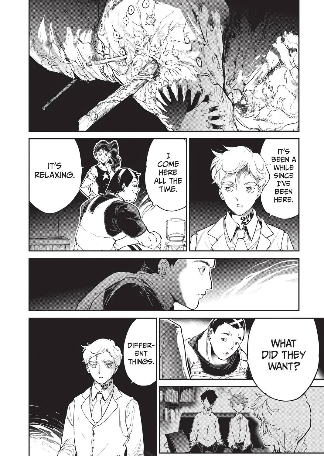 Read The Promised Neverland chapter 129 image 8 on Lezhin