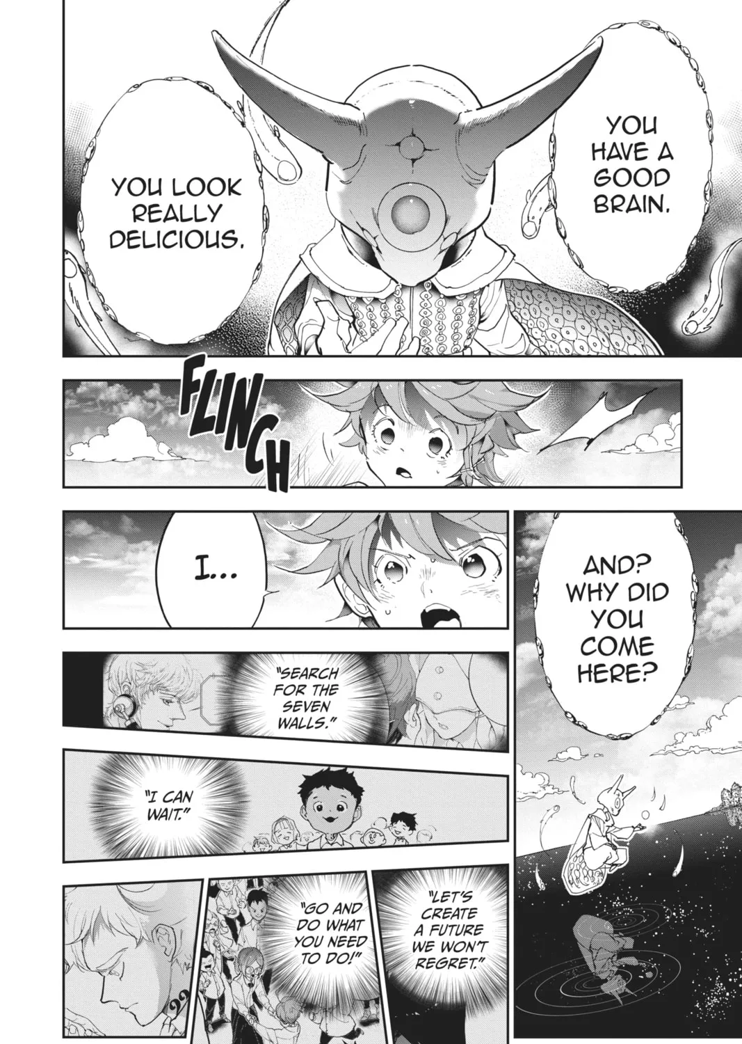 Read The Promised Neverland chapter 140 image 32 on Lezhin