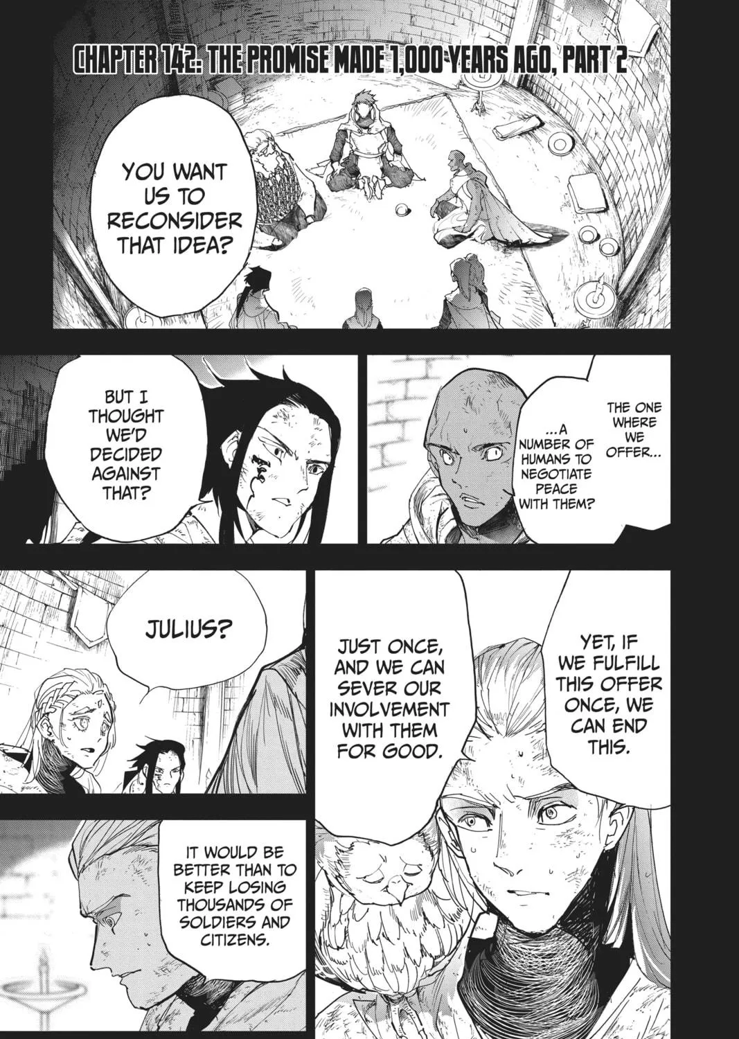 Read The Promised Neverland chapter 142 image 4 on Lezhin