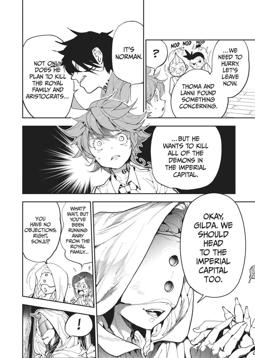 Read The Promised Neverland chapter 144 image 34 on Lezhin