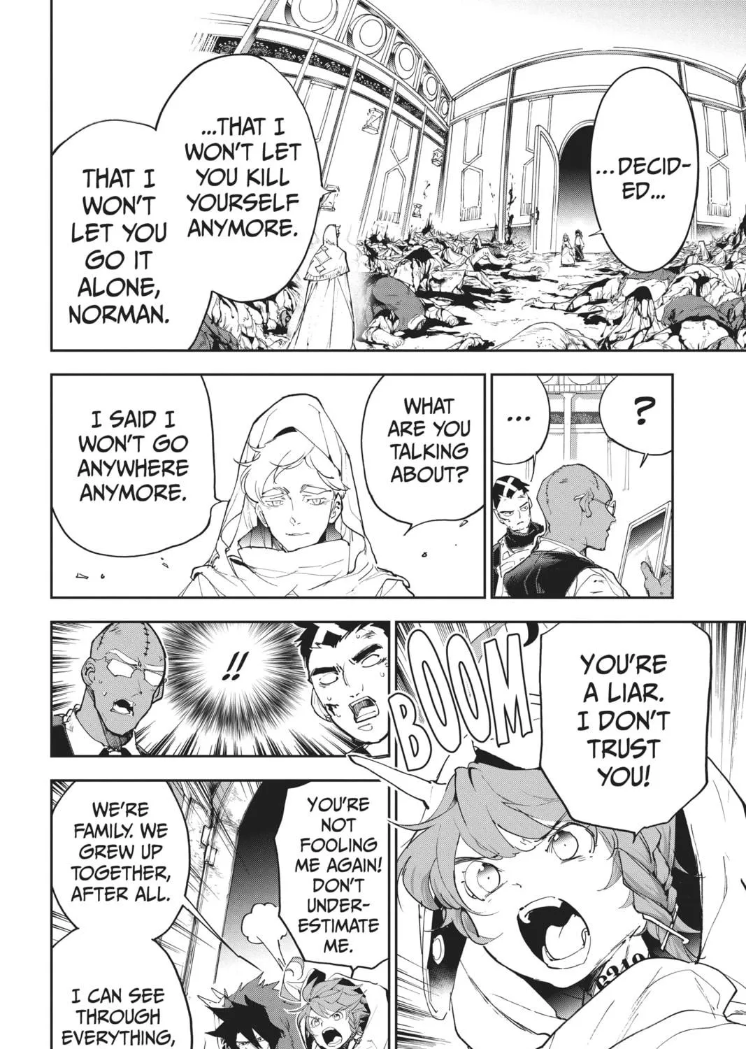 Read The Promised Neverland chapter 153 image 18 on Lezhin