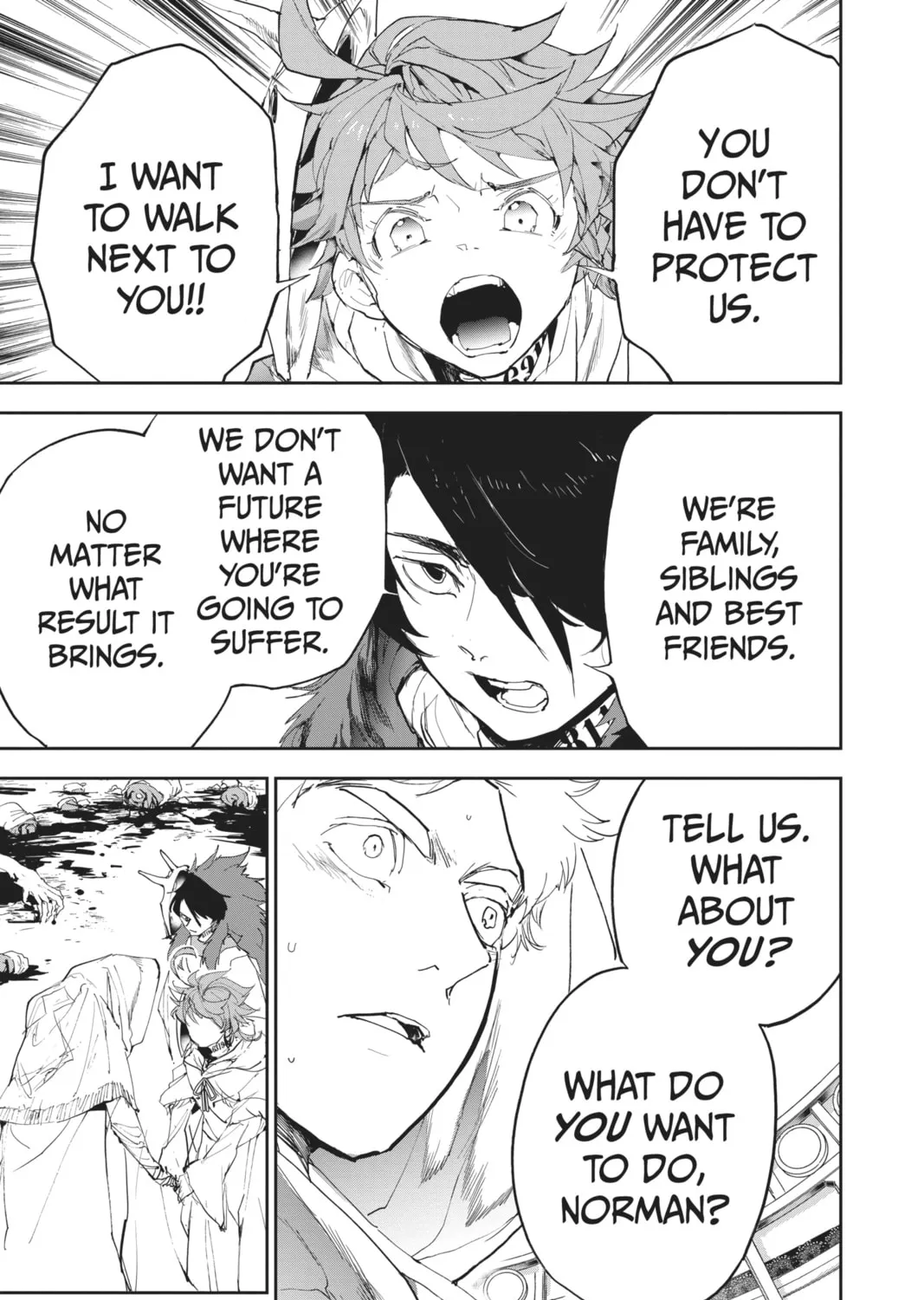 Read The Promised Neverland chapter 153 image 32 on Lezhin