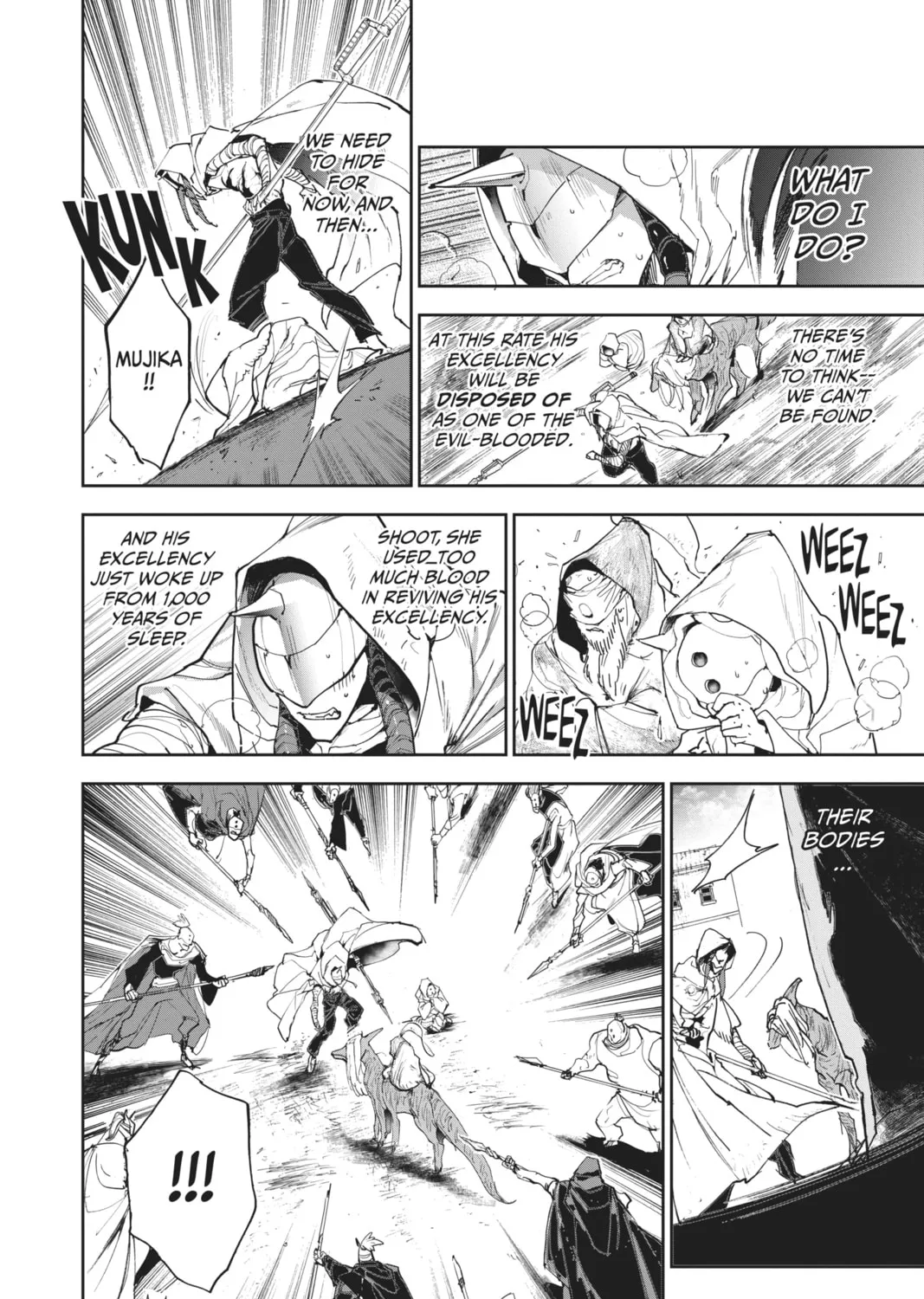 Read The Promised Neverland chapter 163 image 32 on Lezhin