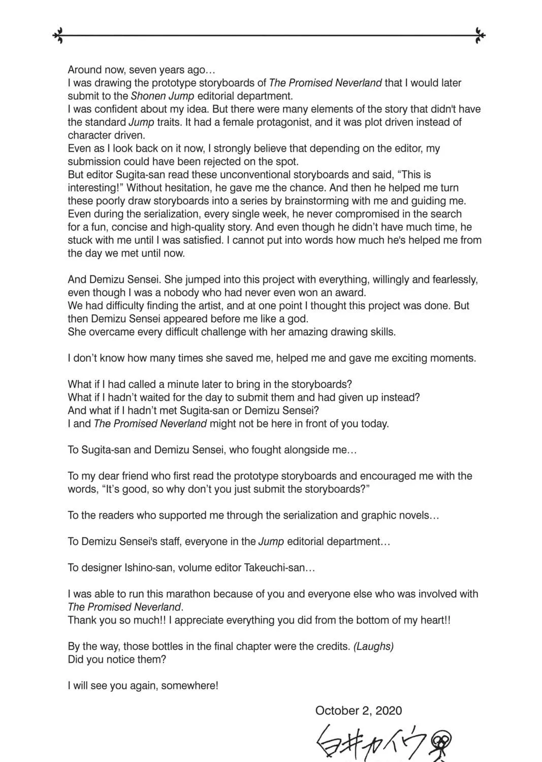 The Promised Neverland Chapter 181 page 71 - 