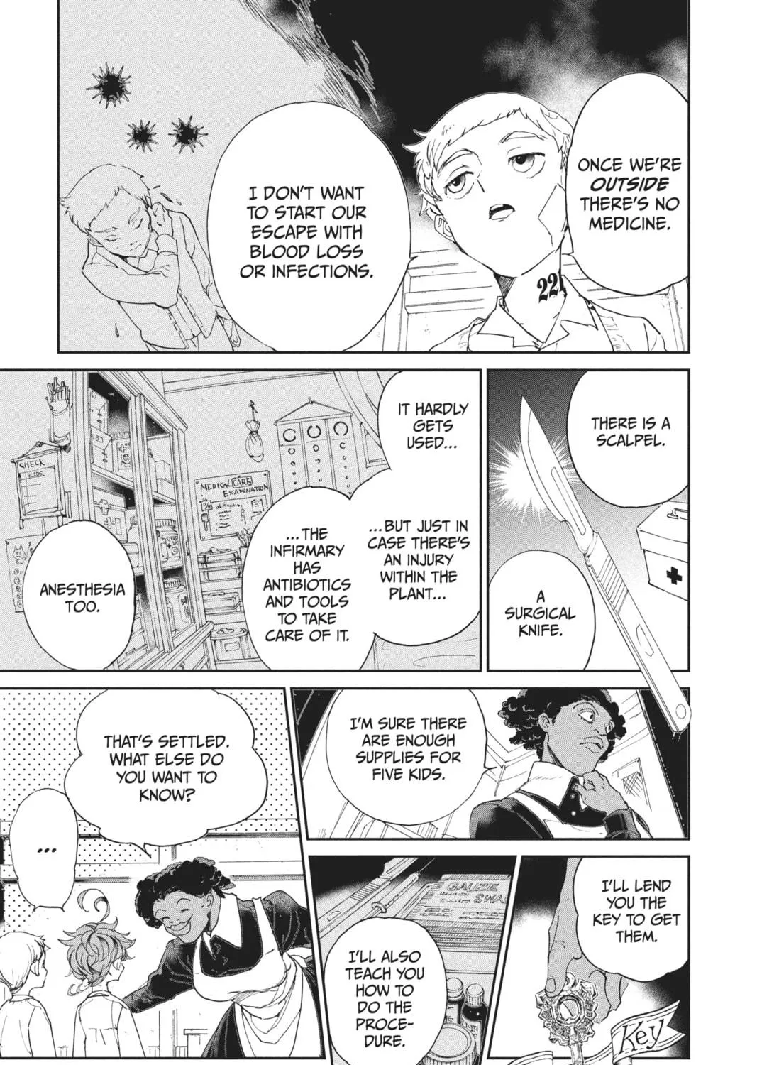 Read The Promised Neverland chapter 21 image 16 on Lezhin