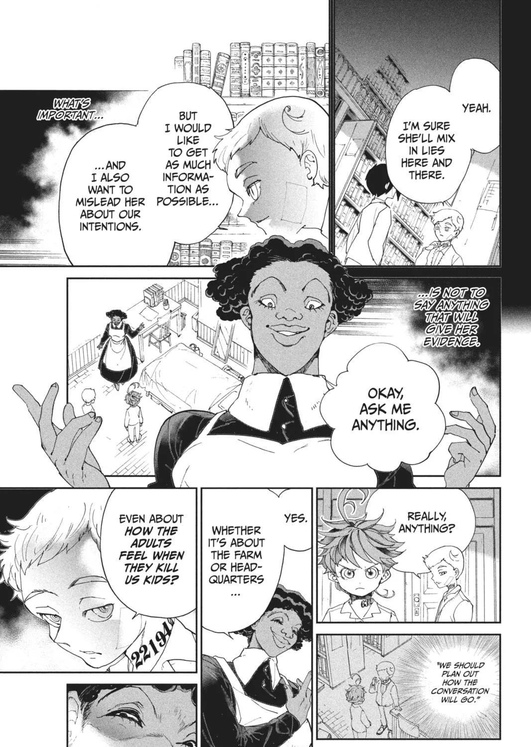 Read The Promised Neverland chapter 21 image 8 on Lezhin