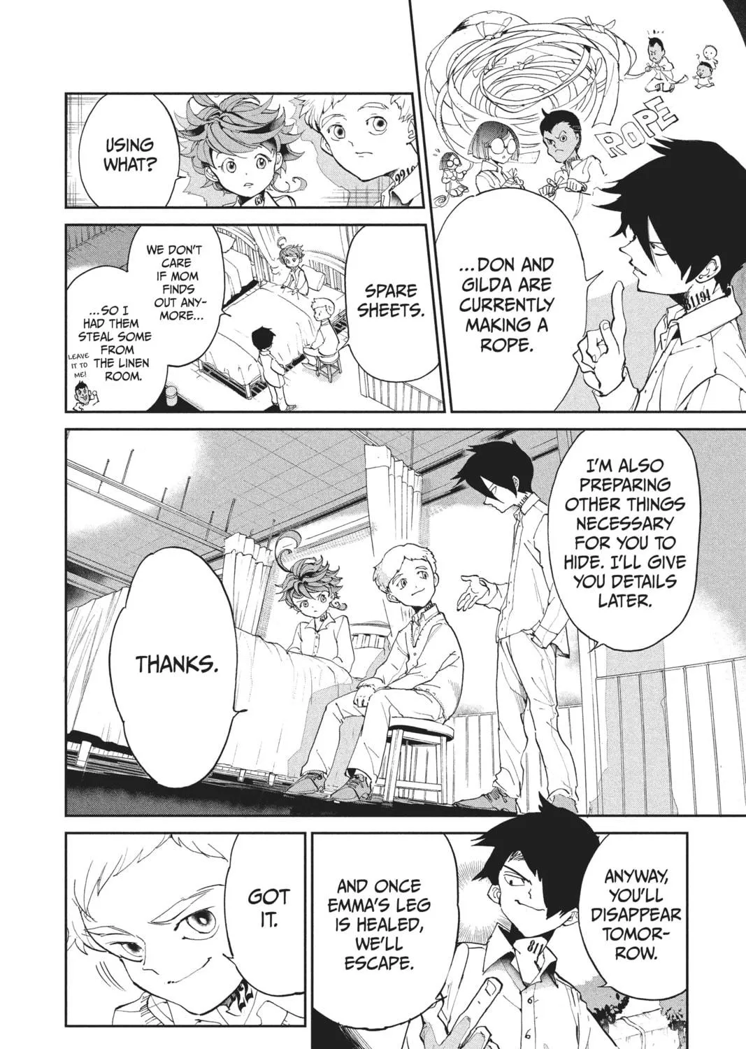Read The Promised Neverland chapter 28 image 22 on Lezhin