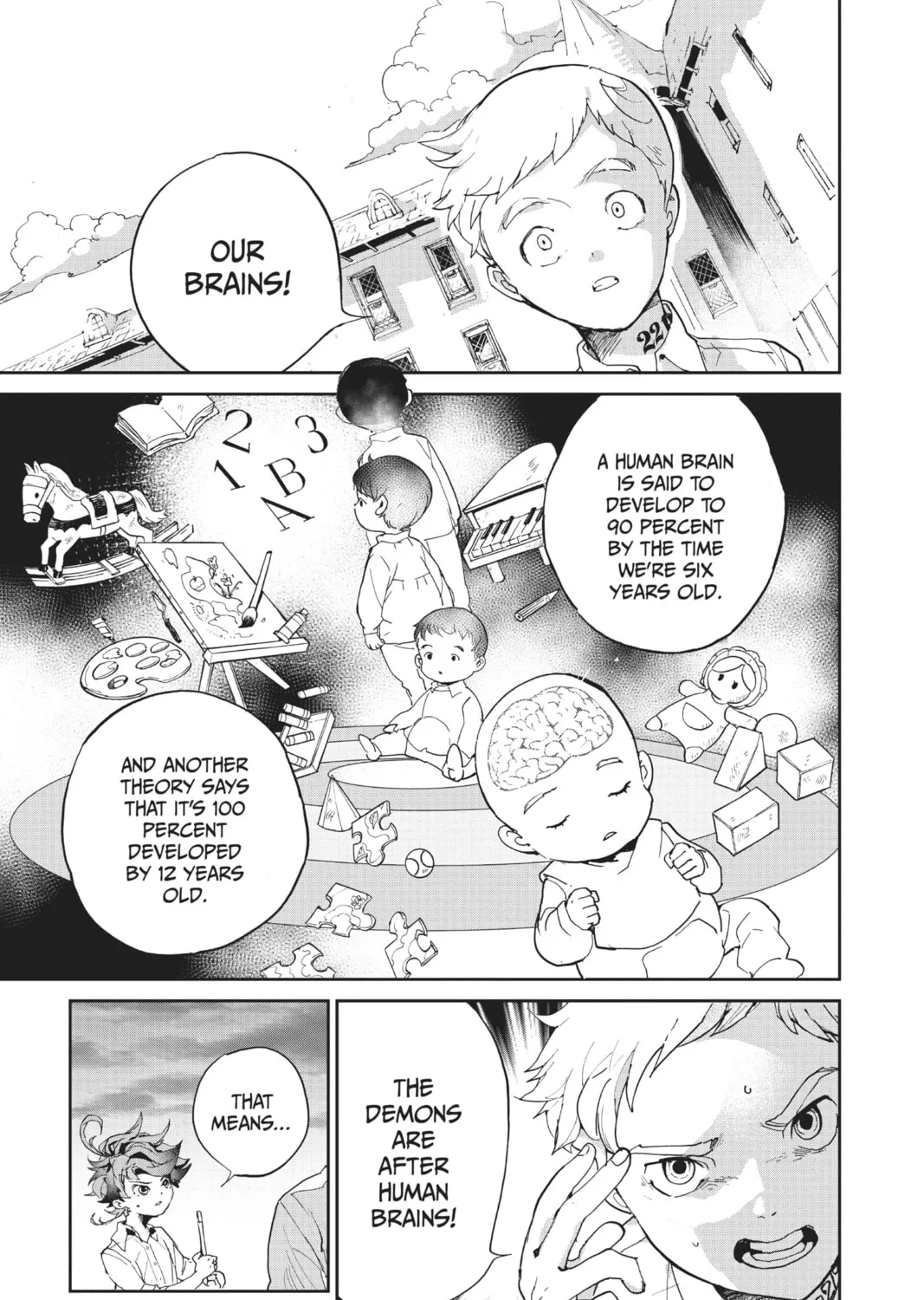 Read The Promised Neverland chapter 3 image 12 on Lezhin