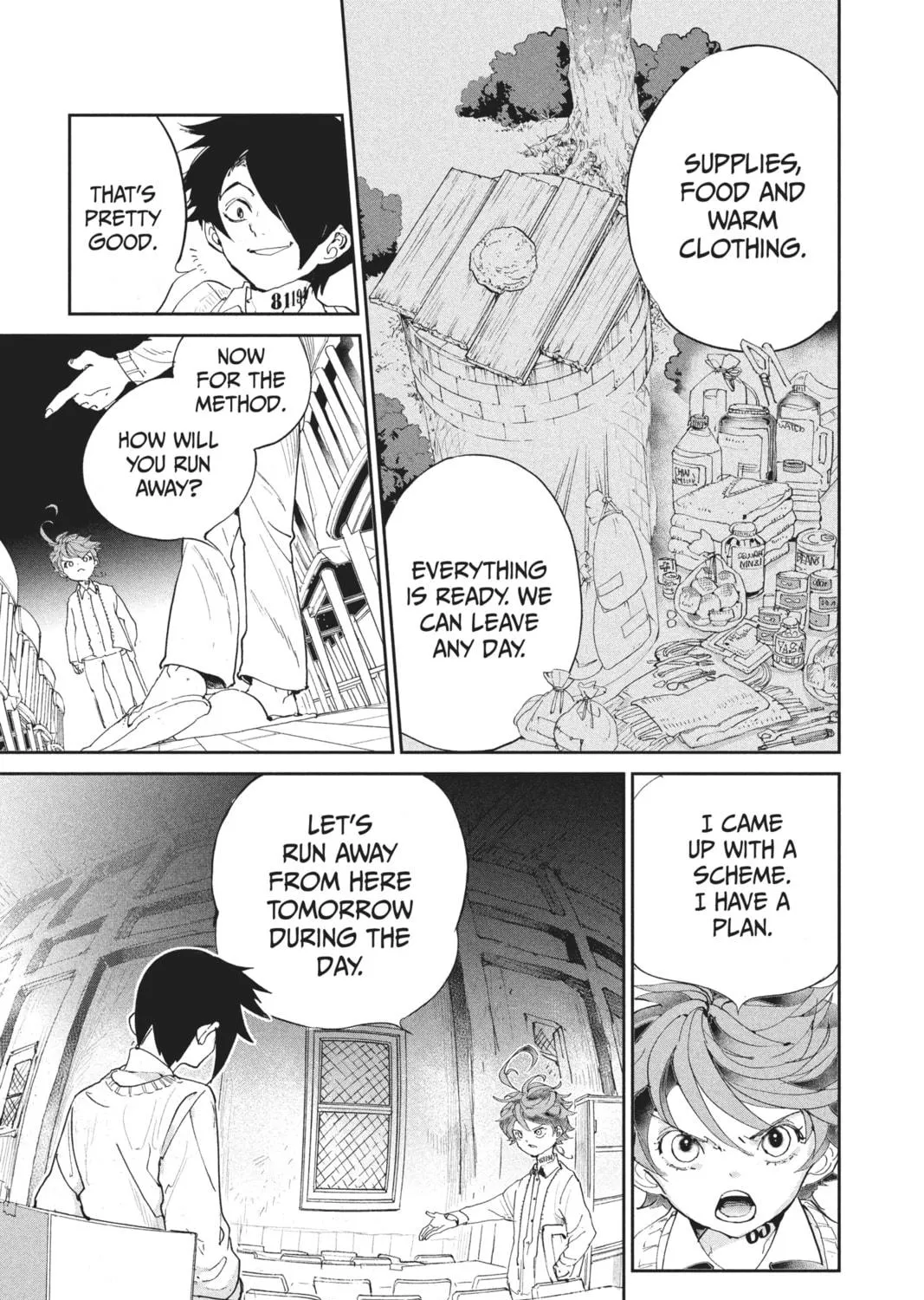 Read The Promised Neverland chapter 32 image 16 on Lezhin