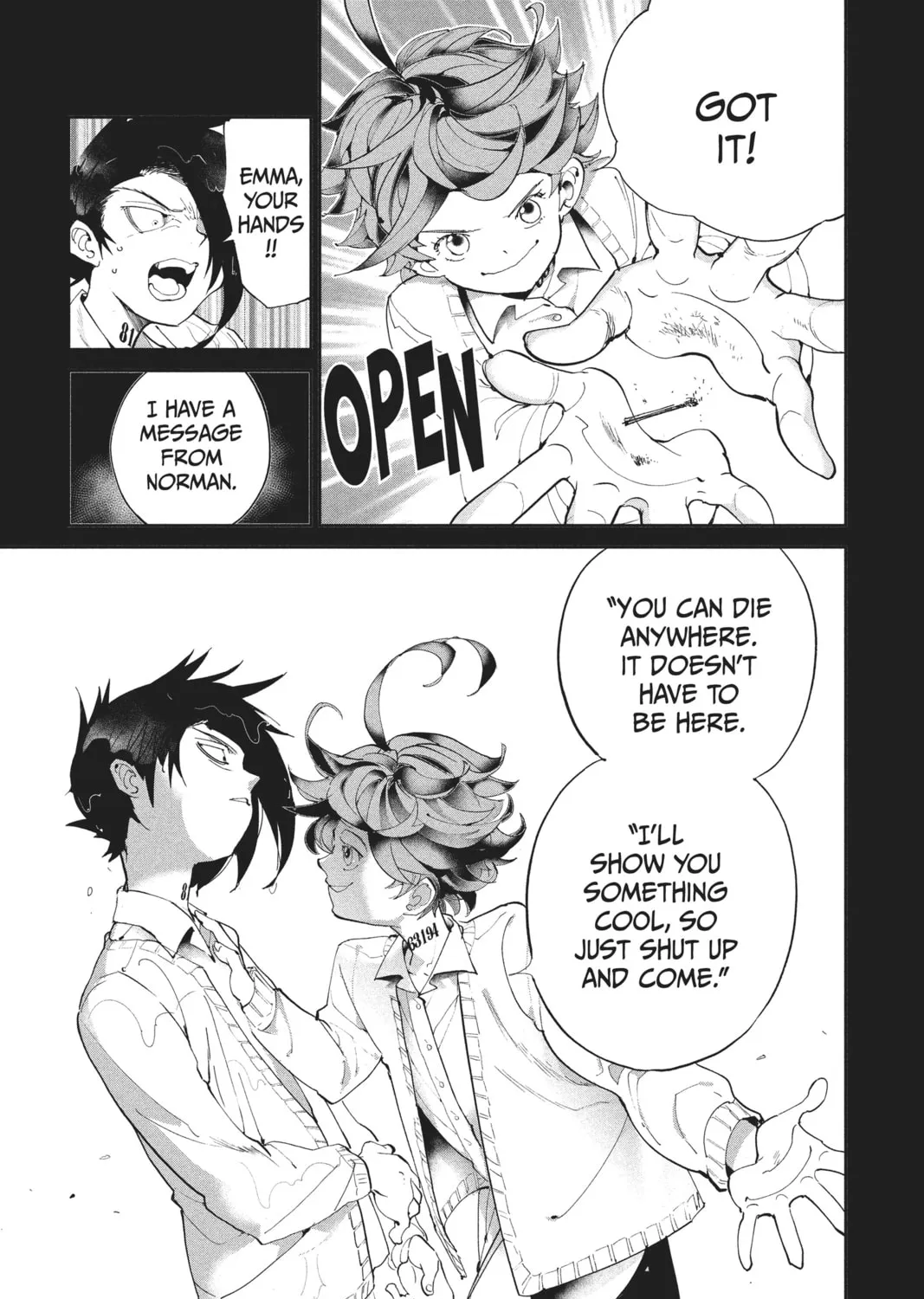 Read The Promised Neverland chapter 33 image 30 on Lezhin