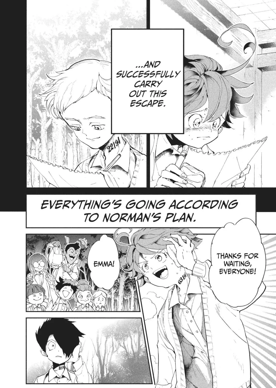 Read The Promised Neverland chapter 34 image 18 on Lezhin