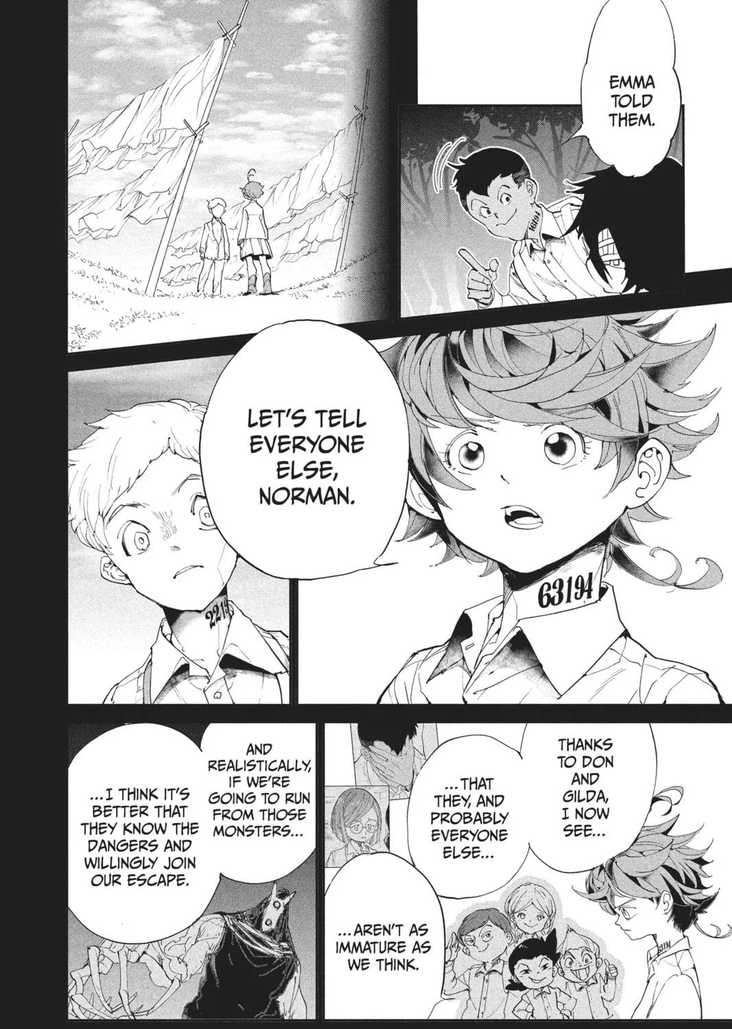 Read The Promised Neverland chapter 34 image 22 on Lezhin
