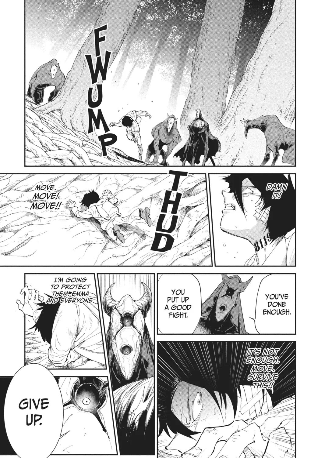 Read The Promised Neverland chapter 44 image 32 on Lezhin