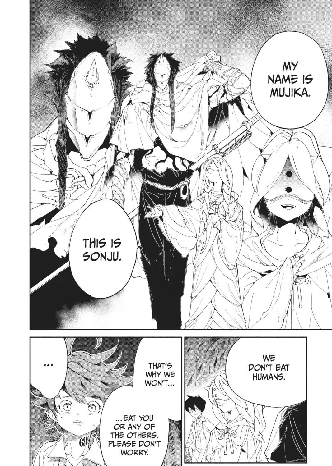 Read The Promised Neverland chapter 46 image 18 on Lezhin