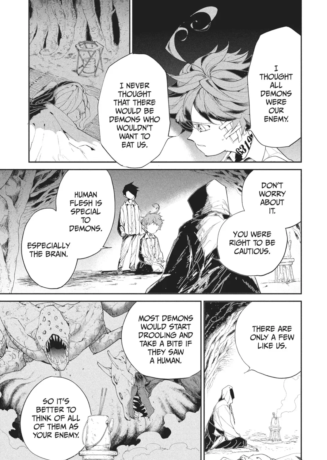 Read The Promised Neverland chapter 46 image 32 on Lezhin