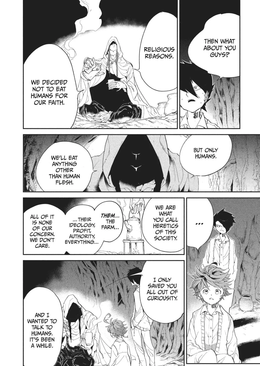 Read The Promised Neverland chapter 46 image 34 on Lezhin