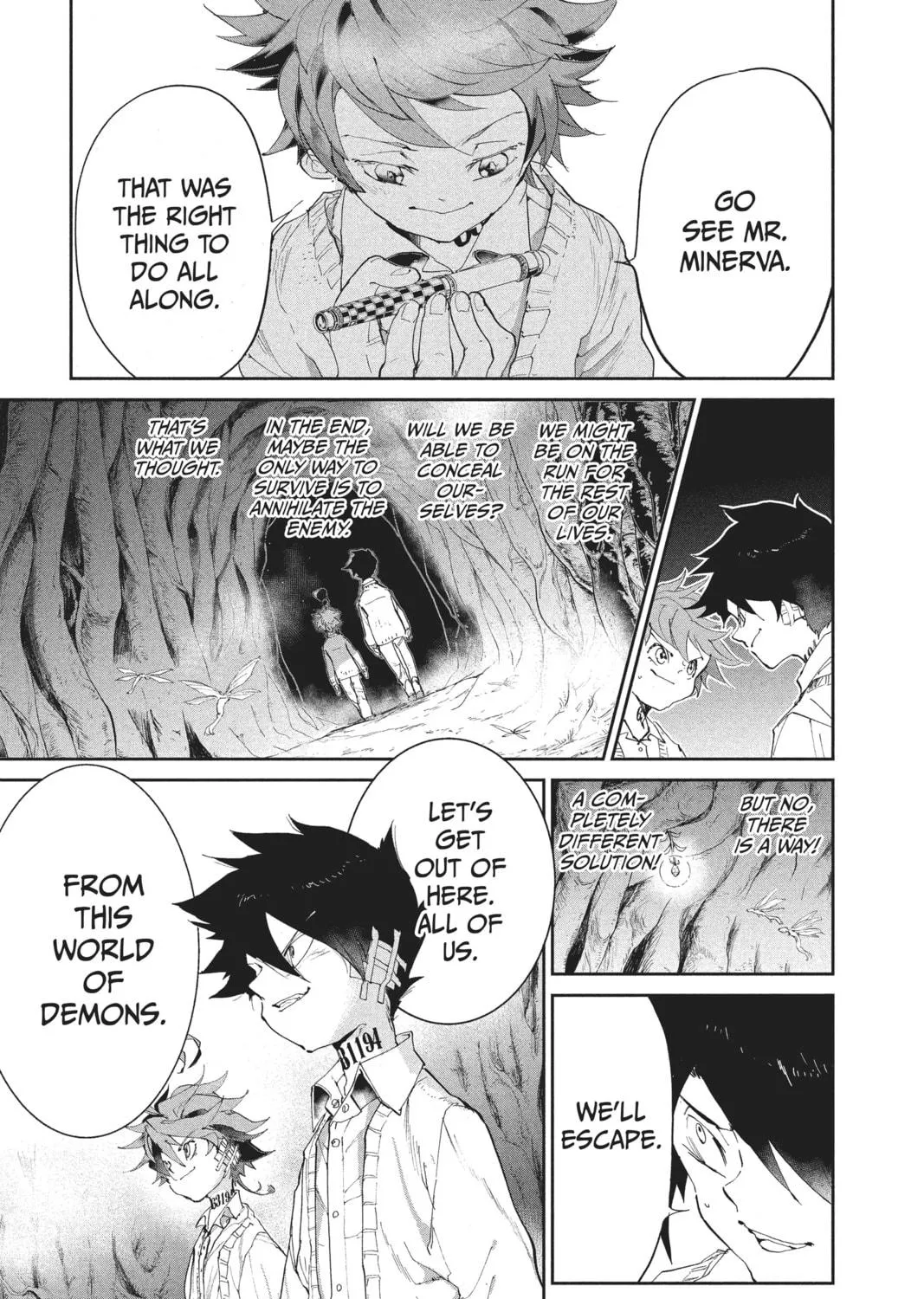 Read The Promised Neverland chapter 47 image 38 on Lezhin