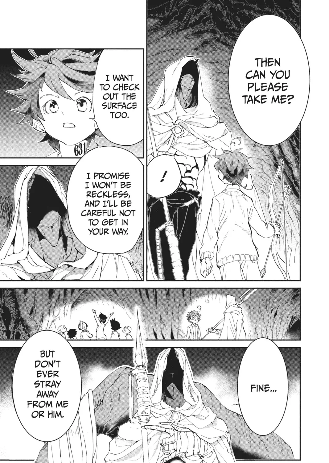 Read The Promised Neverland chapter 49 image 12 on Lezhin