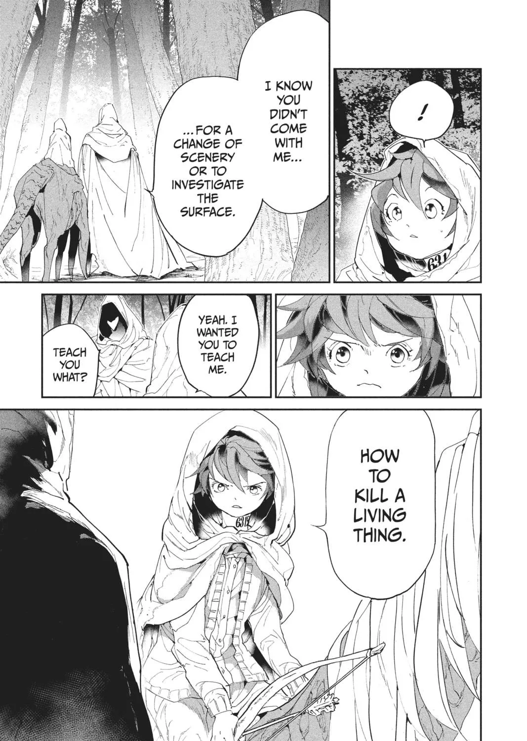 Read The Promised Neverland chapter 49 image 18 on Lezhin