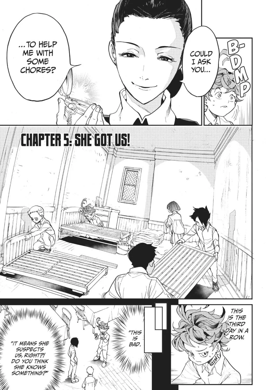 Read The Promised Neverland chapter 5 image 4 on Lezhin