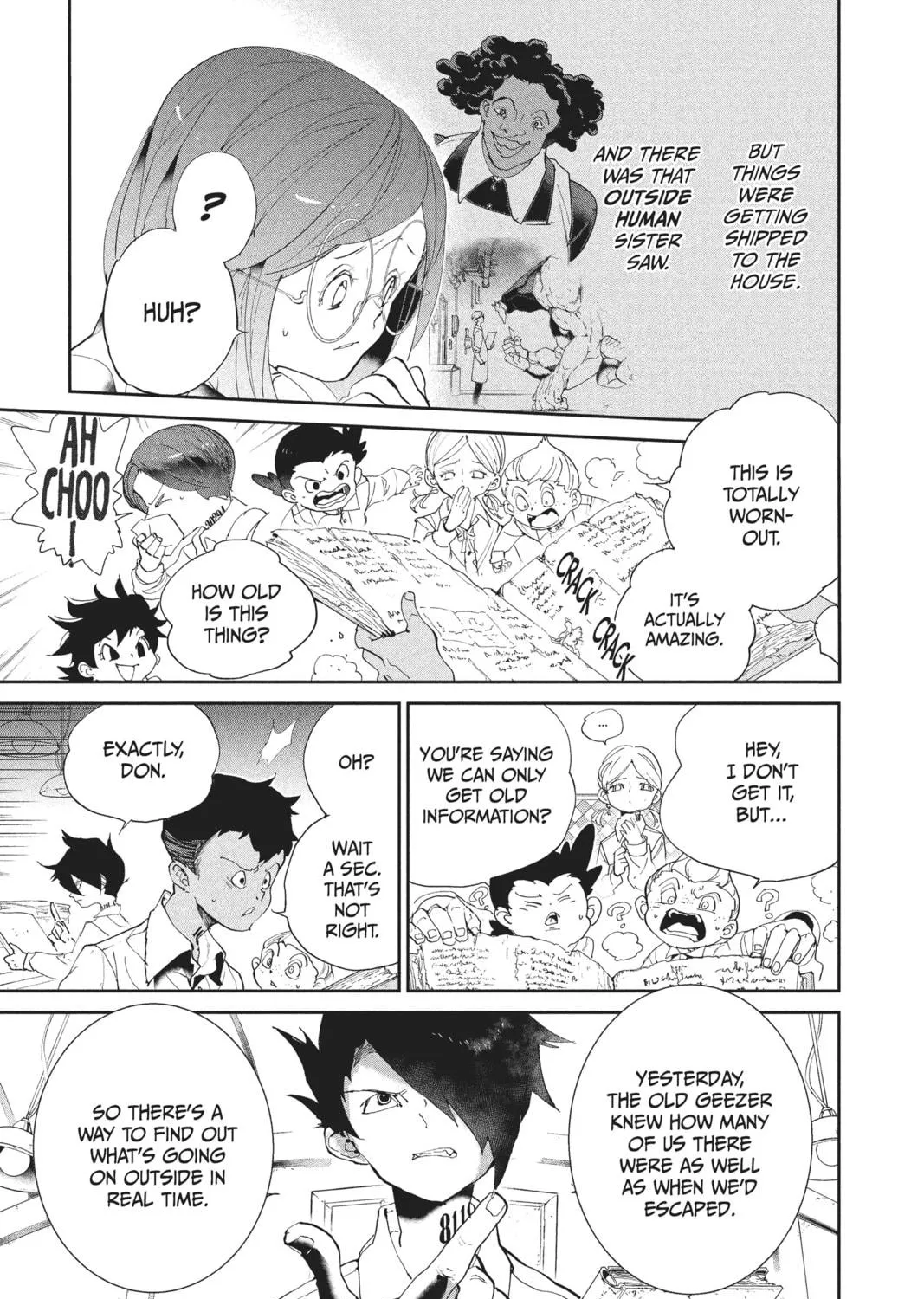 Read The Promised Neverland chapter 56 image 16 on Lezhin