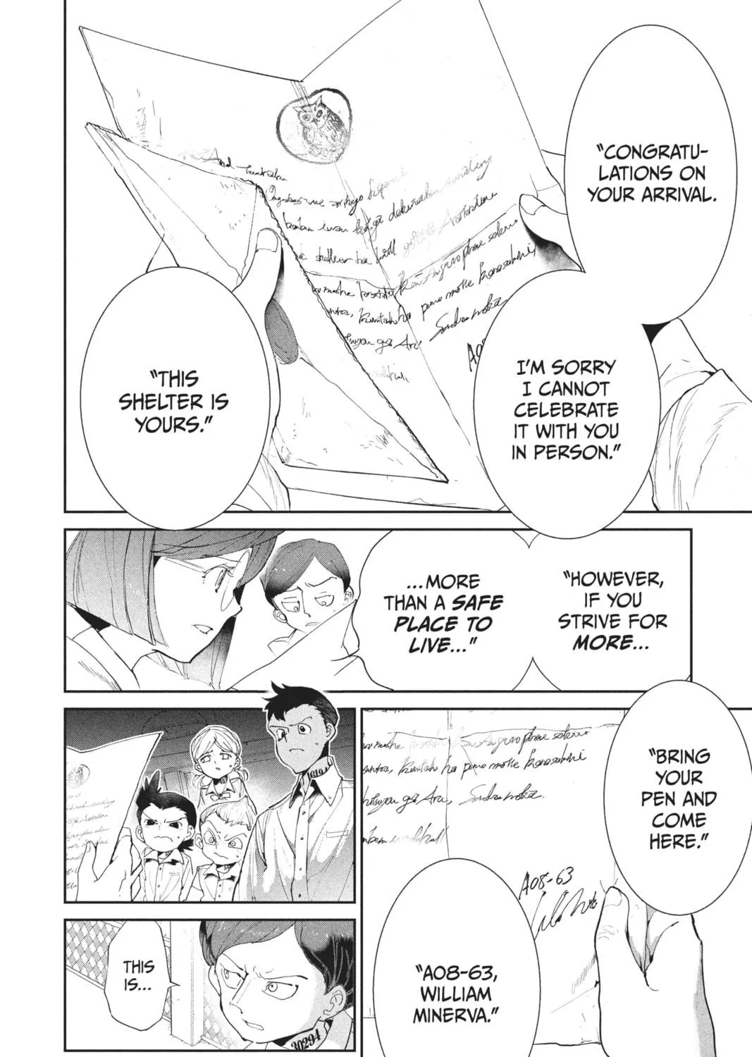Read The Promised Neverland chapter 56 image 22 on Lezhin