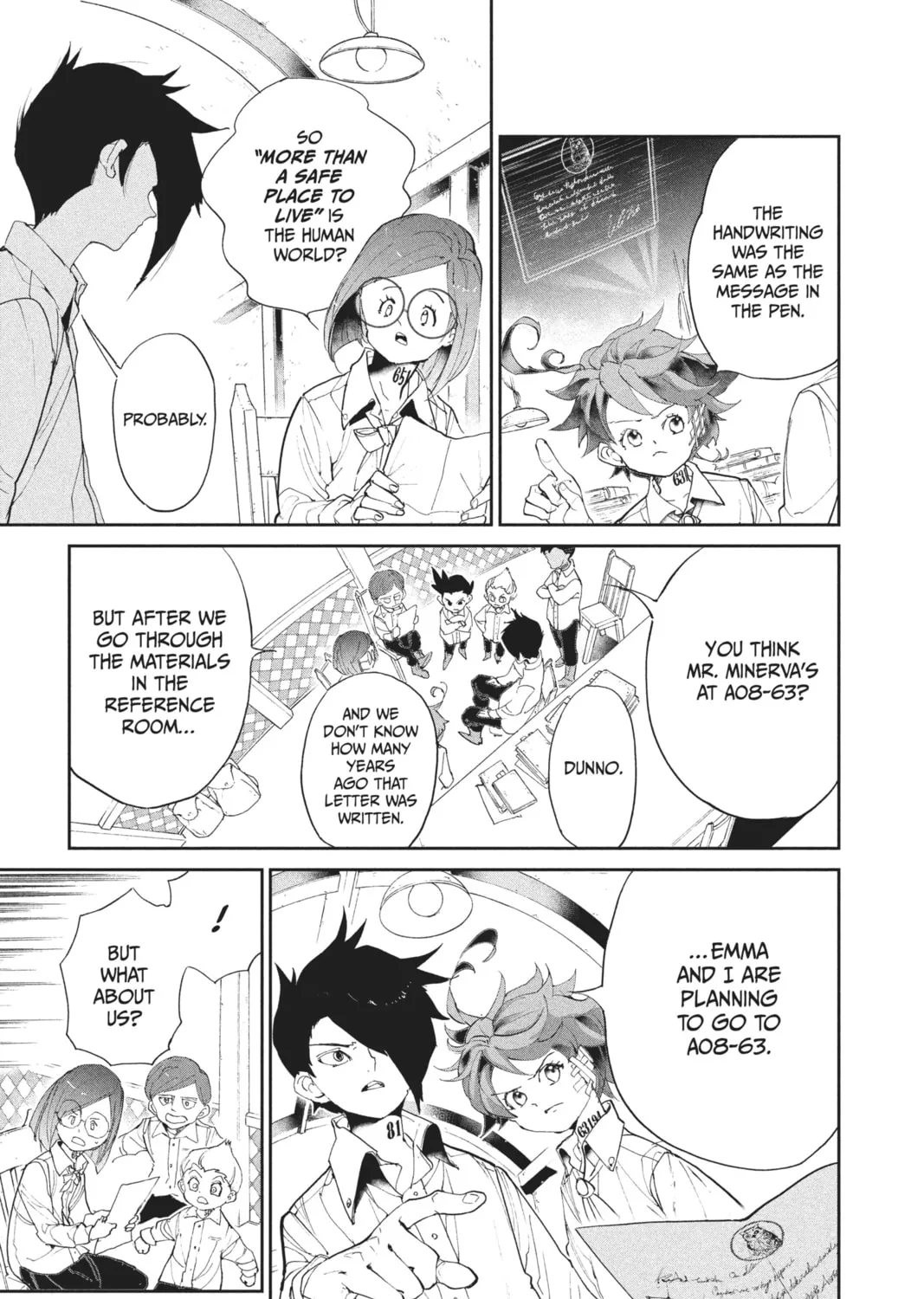 Read The Promised Neverland chapter 56 image 24 on Lezhin