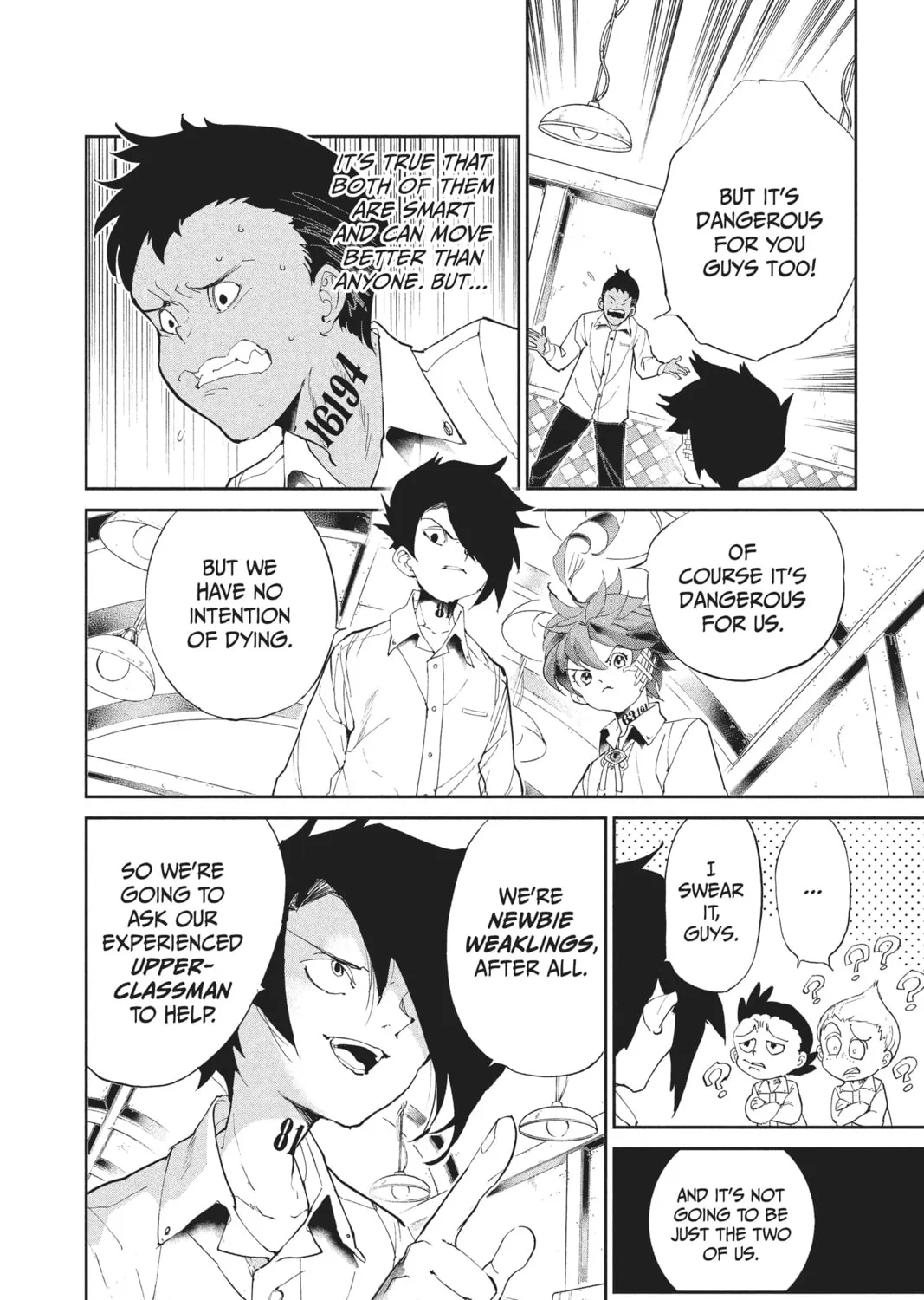 Read The Promised Neverland chapter 56 image 30 on Lezhin