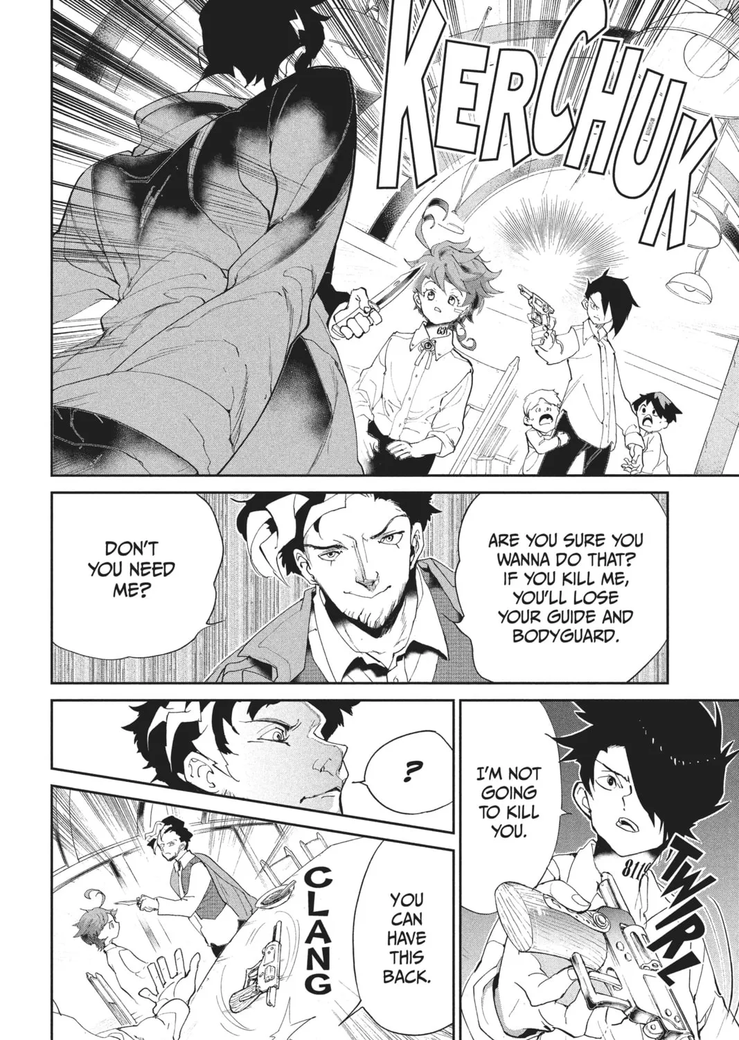 Read The Promised Neverland chapter 57 image 26 on Lezhin