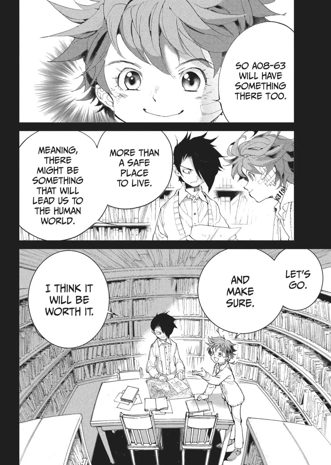 Read The Promised Neverland chapter 60 image 18 on Lezhin