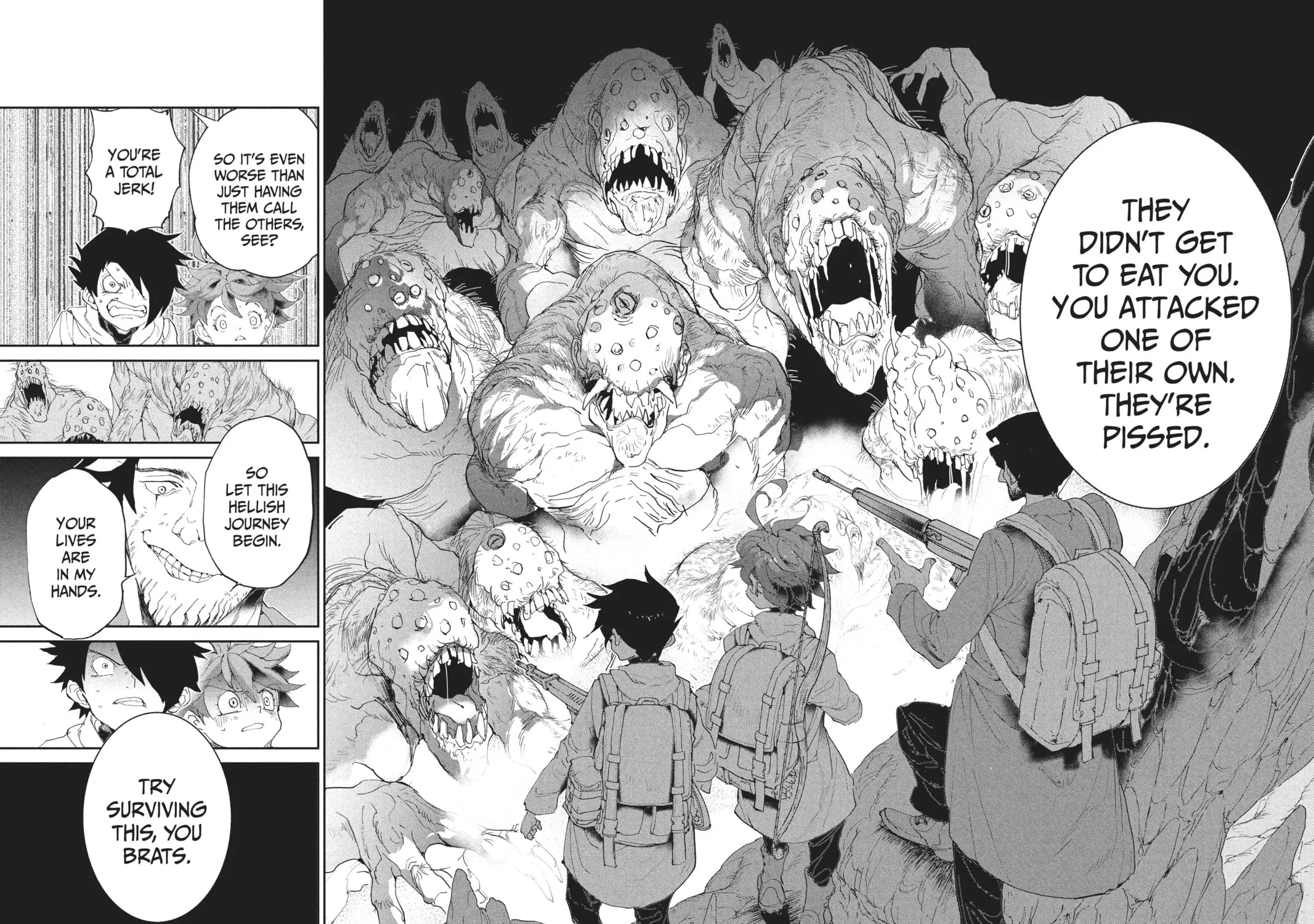 Read The Promised Neverland chapter 61 image 32 on Lezhin