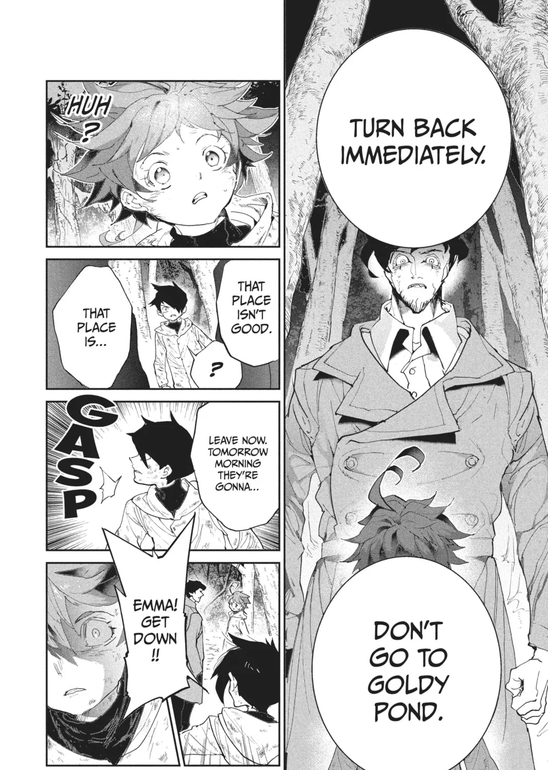 Read The Promised Neverland chapter 64 image 32 on Lezhin