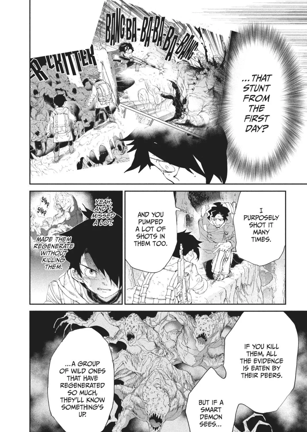 Read The Promised Neverland chapter 65 image 22 on Lezhin